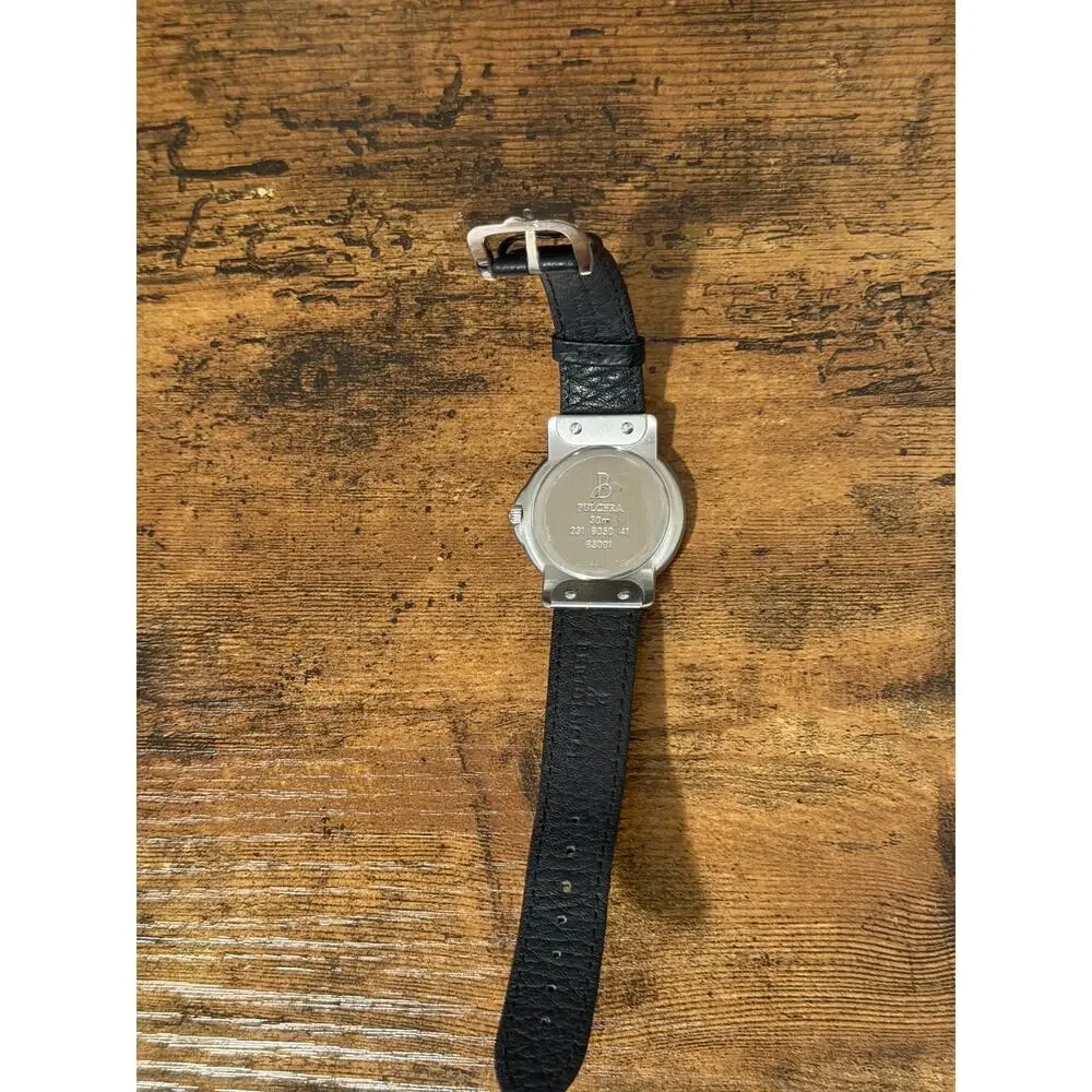 Bertolucci Pulchra Swiss Quartz Watch Day Date Cream Dial Leather Strap